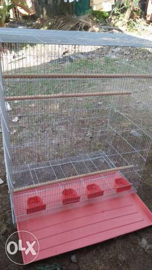 New birds cage. long 30inch. hight 36 inch. width