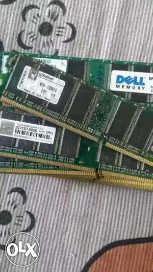 1GB DDR1 Deskstop Rams. each one.170 rupees