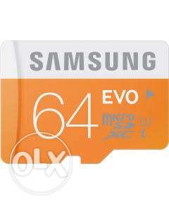 64 GB Samsung Evo MicroSD Memory Card