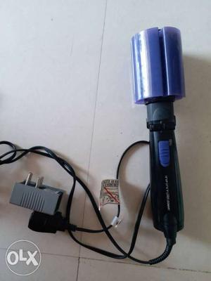 Black And Blue Hair Curler/Straightner Blow dryer