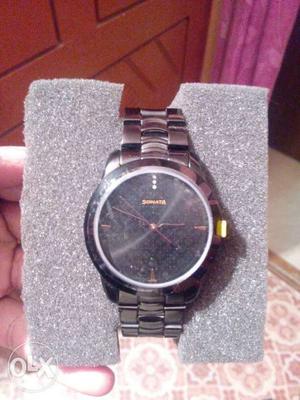Brand new sonata watch with box not even used