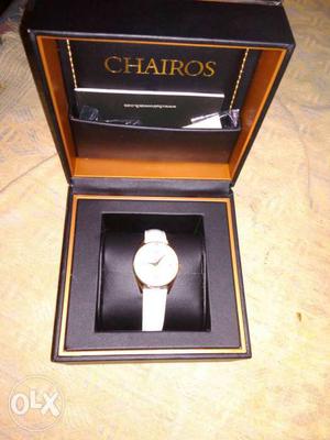 Charios starlet ladies watch with gold plate