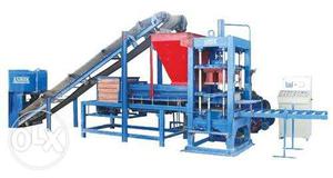 Flyash bricks machine good quality 1 year used