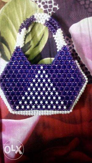 Handmade glossy,shine and beautiful purse..cheak