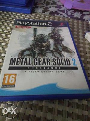 Metal Gear Solid 2 Substance Sony PS2 Game Case