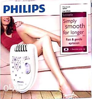 New White Philips Epillator
