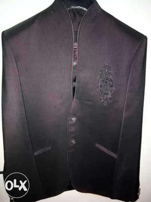 One day used Suit for sale with shirt and tie