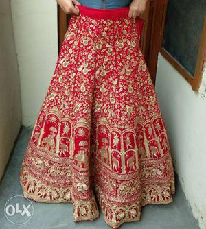 One time used very good condition lehnga