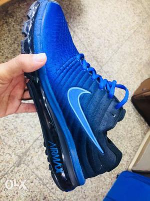 SIZE 8.5 Blue And Black Nike Air Max Low-top