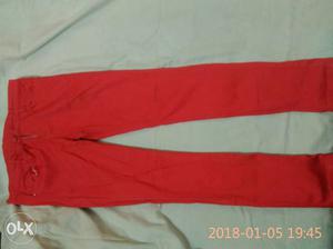Size-32/f orange coloured trouser. Not used more