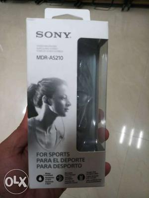 Sony sports headphone with box brand new