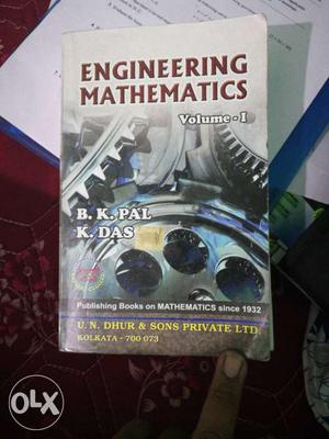 This book is for 1st year B. Tech for mathematics