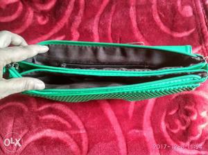 Unused elegant green purse