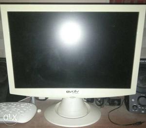 White Evolv Flat Screen Monitor