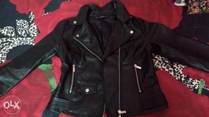Women's leather jacket used only once