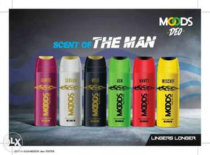 200ml Moods Deo for Men. MRP Rs. 220. min