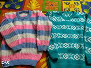6 to 8 year sweater just like new both sweaters just RS 450