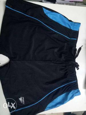 Black And Blue Shorts