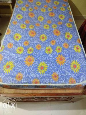 Blue, Yellow, And Orange Floral Mattress