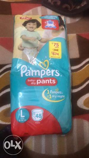 Brand new pampers baby dry pants 48 p large fix