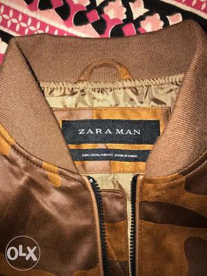 Brown Zara Man Product Tag Size L (42) Only once