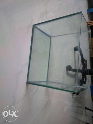 Fish tank with metal cover for sell