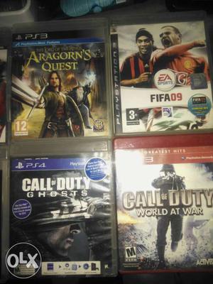 Four Sony PS3 Game Cases