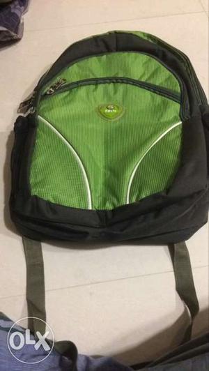 Green And Black Backpack