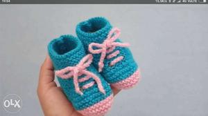Handicraft brand new baby shoes
