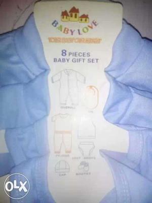 New born baby 8 piece dress set q