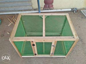 New homemade hen's and pet dogs cage Dimensions: length -