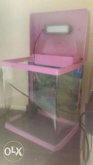 Pink Frame Fish Tank