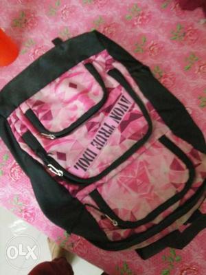 Pink school or office bag used only for 6 months