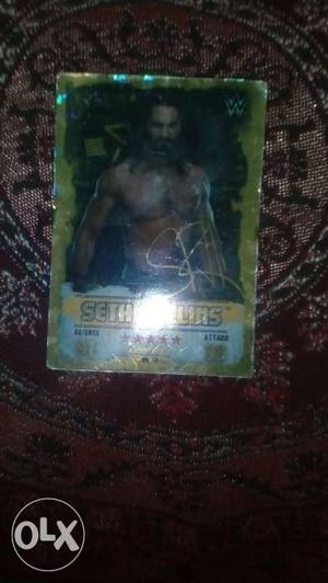Seth Rollins gold in good condition of takeover
