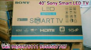 Sony LED 40" SMART led TV Boxpacked with wifi inbuilt