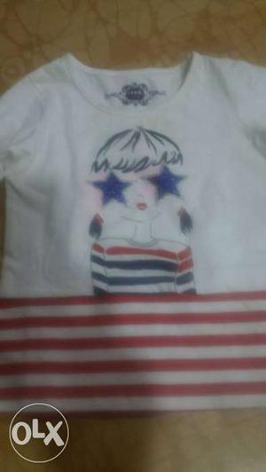 T-shirt for 3-4 year girl unused