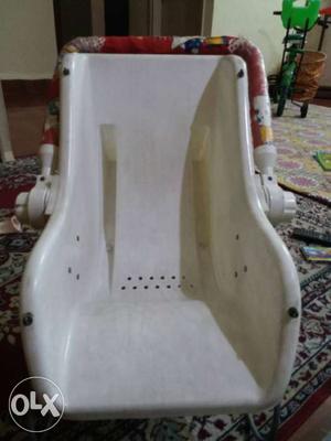 White Plastic Bouncer Seat