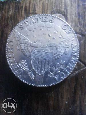 An antique silver coin of United State Of America