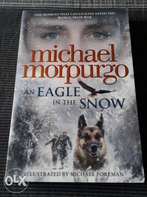 An eagle in the snow. A new book. never read.