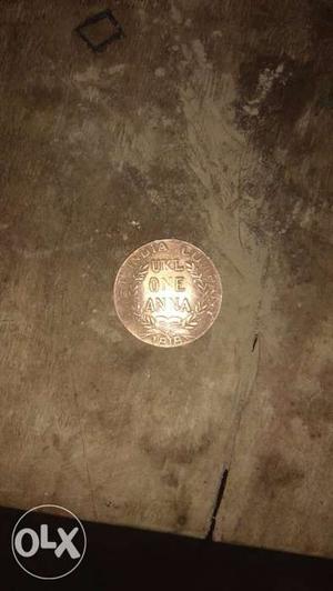 Antic coin ukl one anna east India company
