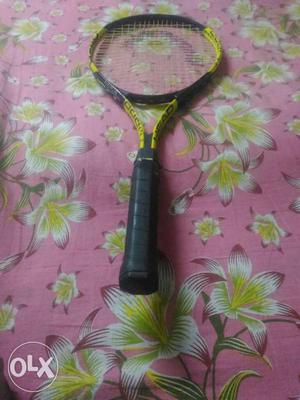Black Handle Tennis Racket