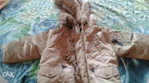 Brand new brown jacket for winter. kids upto 2 to 4 years