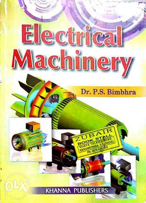 Electrical Machinery By Dr. P.S. Bimbhra Book