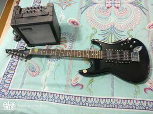 Grason Black Cat electric guitar + Amplifier