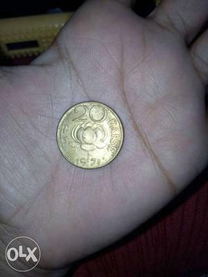 I want 20 paisa  year coin very old