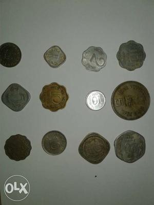 Indian old coins good condition