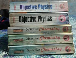 Three Chemistry And Two Physics Books(DINESH)