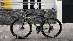 Black And Green Lumala Racing Bicycle