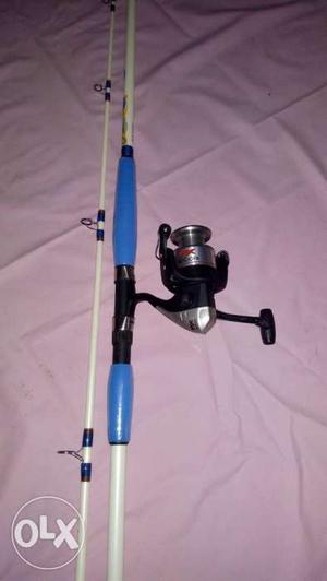 Fishing rod with reel, caperlan rod,8 feet