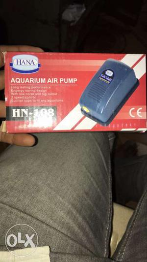 Gray Hana Aquarium Air Pump new with Box absalitely new